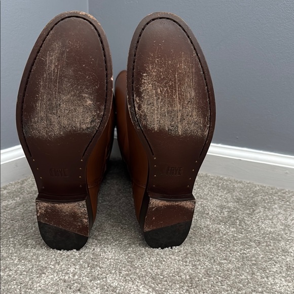 Frye Riding Boots Women’s size 6.5 Marissa Tall Cognac Leather - Picture 5 of 10